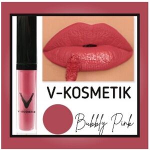 V Kosmetik Liquid Lipstick in Bubbly Pink